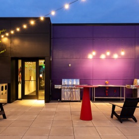 Rooftop Lounge Rooftop Lounge at dusk